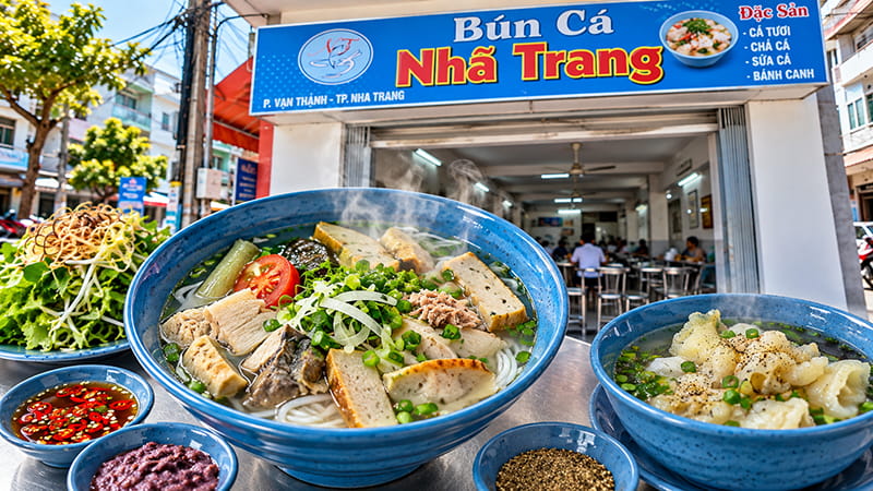 Quán Bún Cá Nhã Trang Nha Trang, Ăn Sáng Đặc Sản Đến Ngay Đây