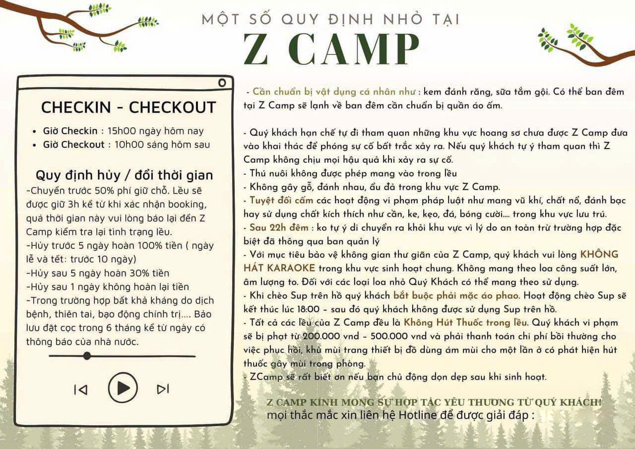 ZCamping Hồ Kênh Hạ – Khu cắm trại giữa rừng, cảnh đẹp như tranh thủy mặc | FNBMaps.Com