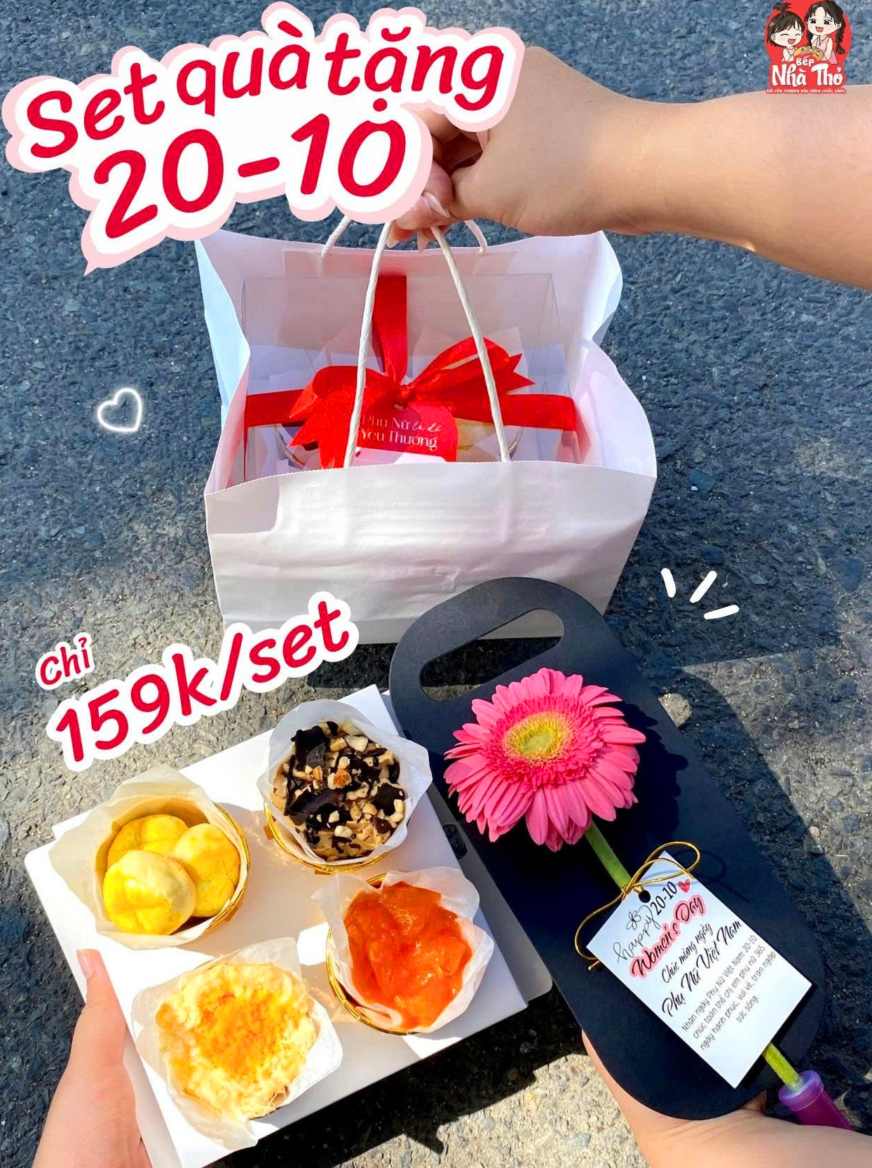 Set quà 20/10 - Bếp Nhà Thỏ Nha Trang