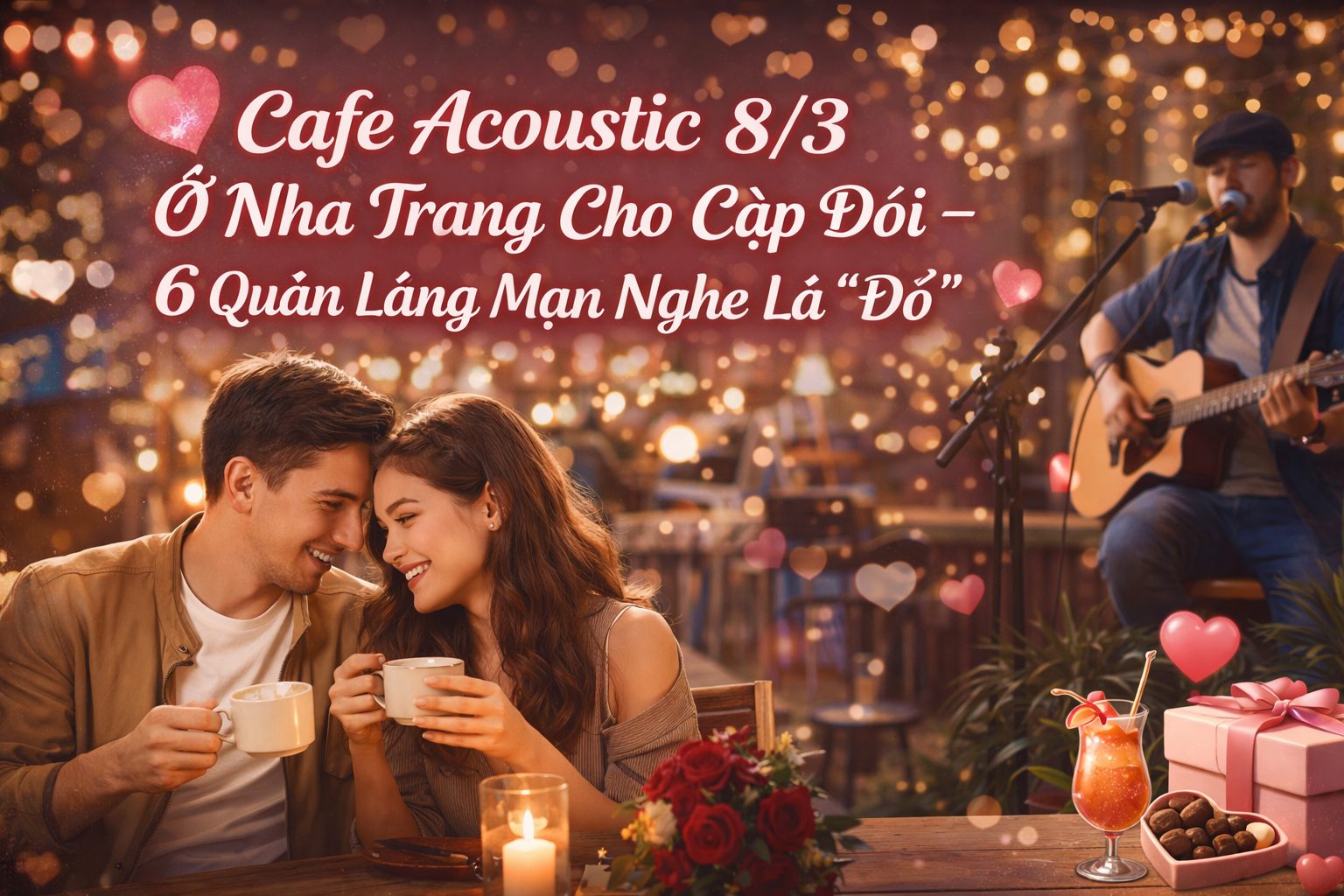 Cafe Acoustic 8/3 Ở Nha Trang Cho Cặp Đôi – 6 Quán Lãng Mạn Nghe Là “Đổ”