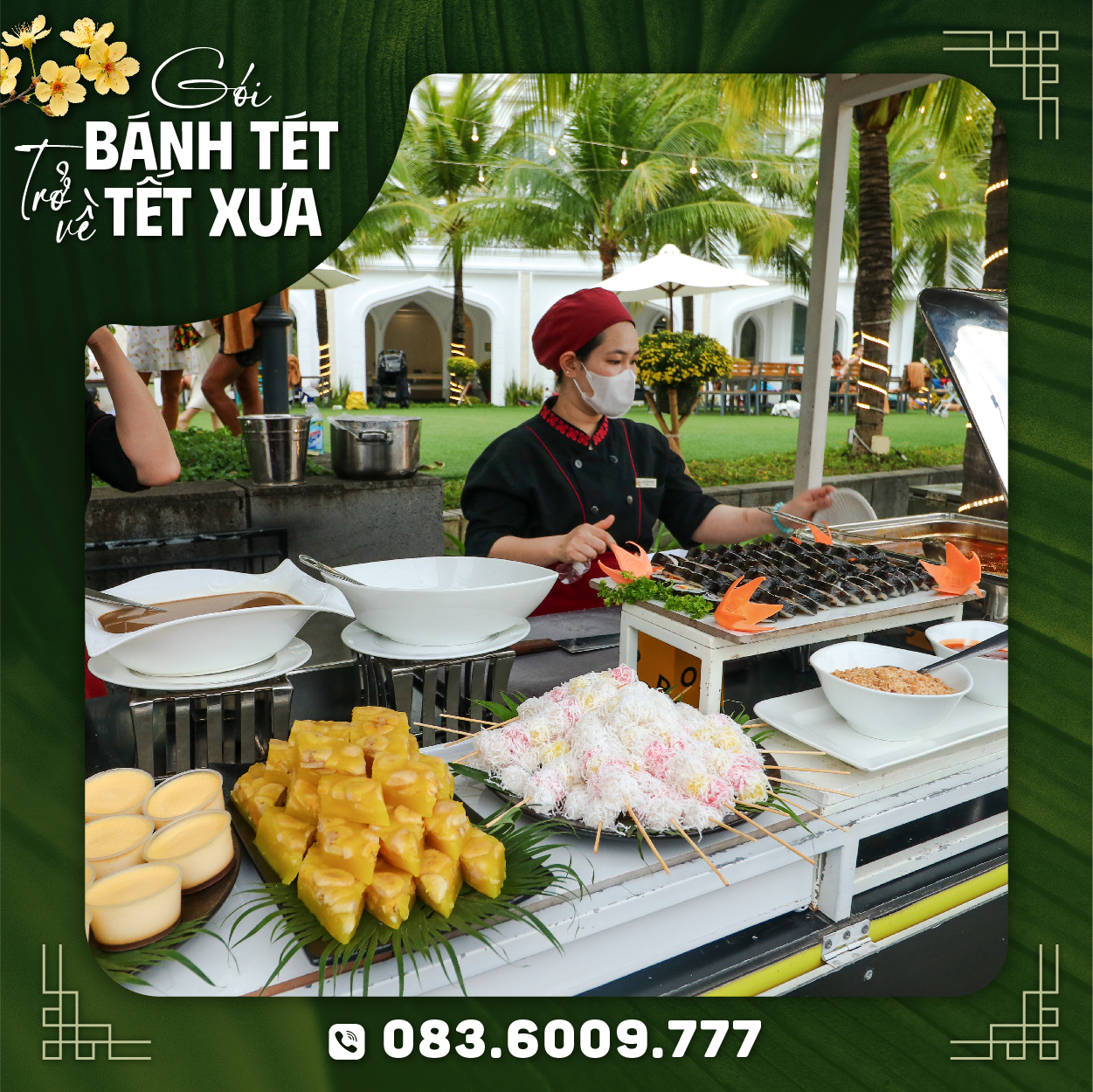 Sự kiện "Gói Bánh Tét - Trở về Tết Xưa" tại Champa Island Nha Trang