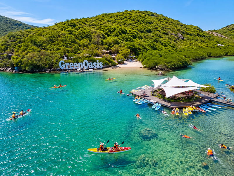 GreenOasis Đầm Bấy Điểm Checkin Chụp Ảnh Ngay Trên Đảo Nha Trang