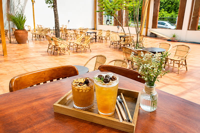 Điềm Cafe Diên Phước Diên Khánh, Quán Cafe Sân Vườn, Ngoại Ô Mát Mẻ