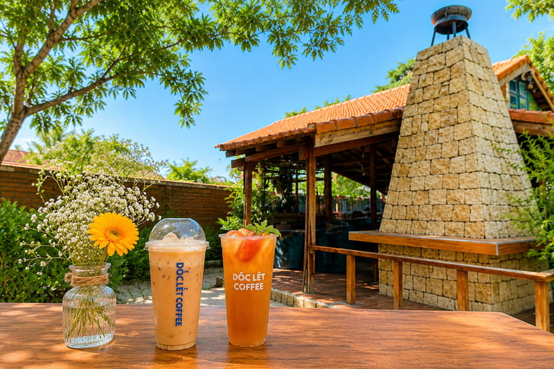 Dốc Lết Coffee Ninh Hòa, Sân Vườn Mát Mẻ, Gần TTC Dốc Lết