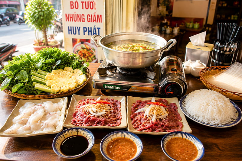 Lẩu Bò Tươi Nhúng Giấm Huy Phát Nha Trang Combo Chỉ Từ 99K/Người