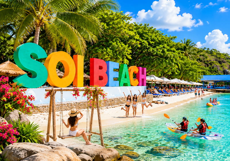 Soi Beach on Soi Island Nha Trang Hòn Đảo Đẹp Bậc Nhất Khánh Hòa