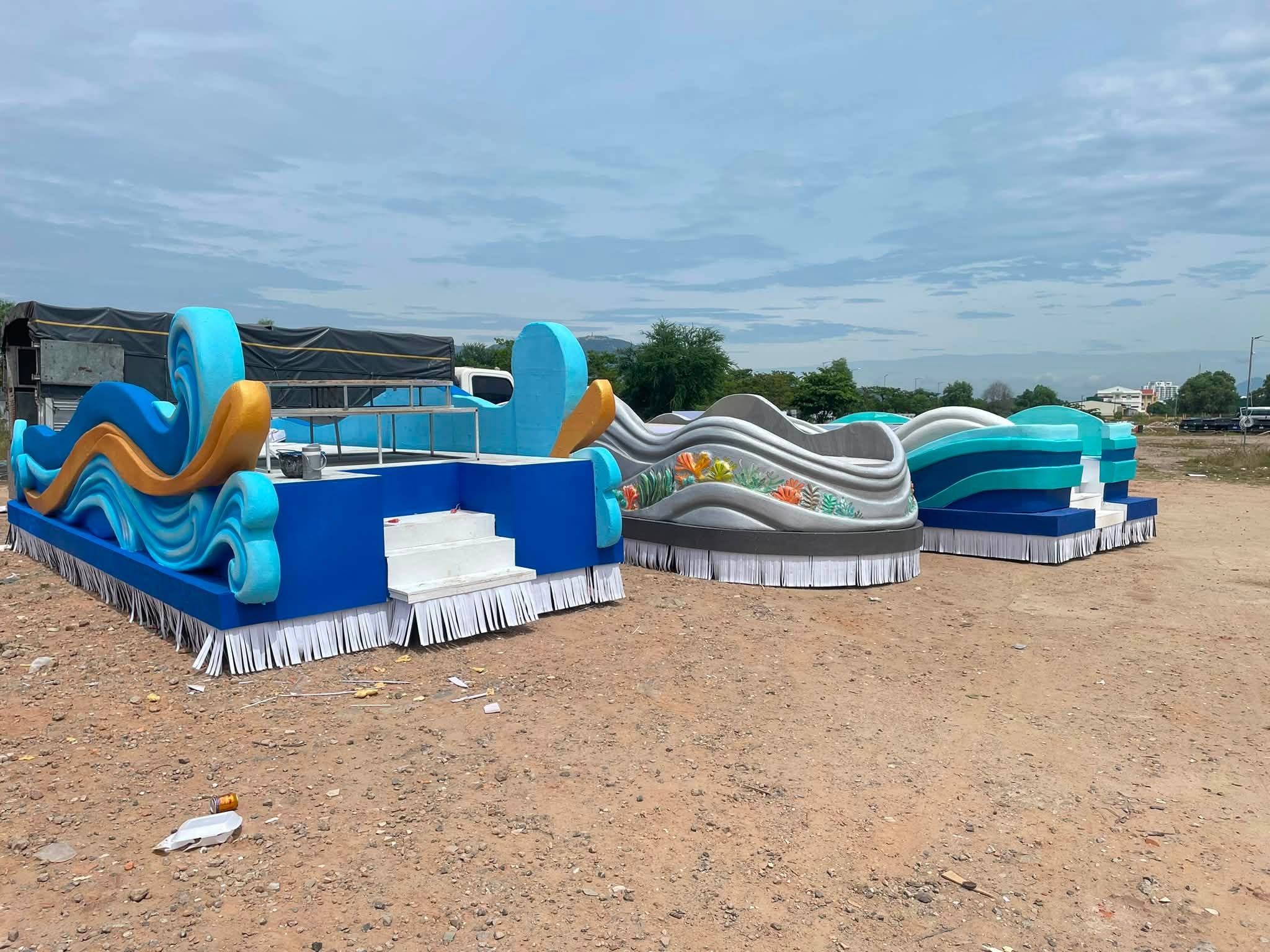 Xưởng Chế Tác 9 Tác Phẩm Xe Diễu Hành Canival Biển Khánh Hòa 18/7/2026