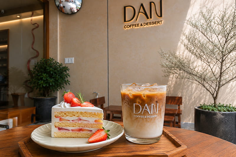 DAN Coffee & Dessert Nha Trang Quán Cafe Học Bài Làm Việc Siu Lý Tưởng
