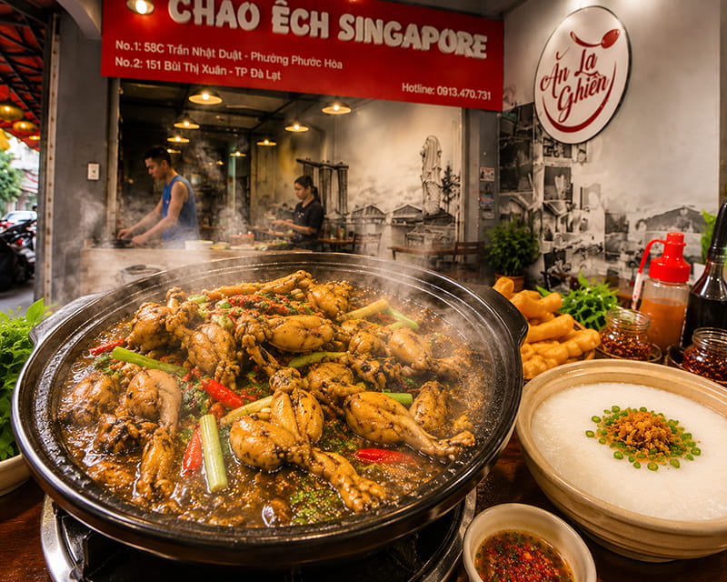 Cháo Ếch Singapore Nha Trang - Ăn Là Ghiền