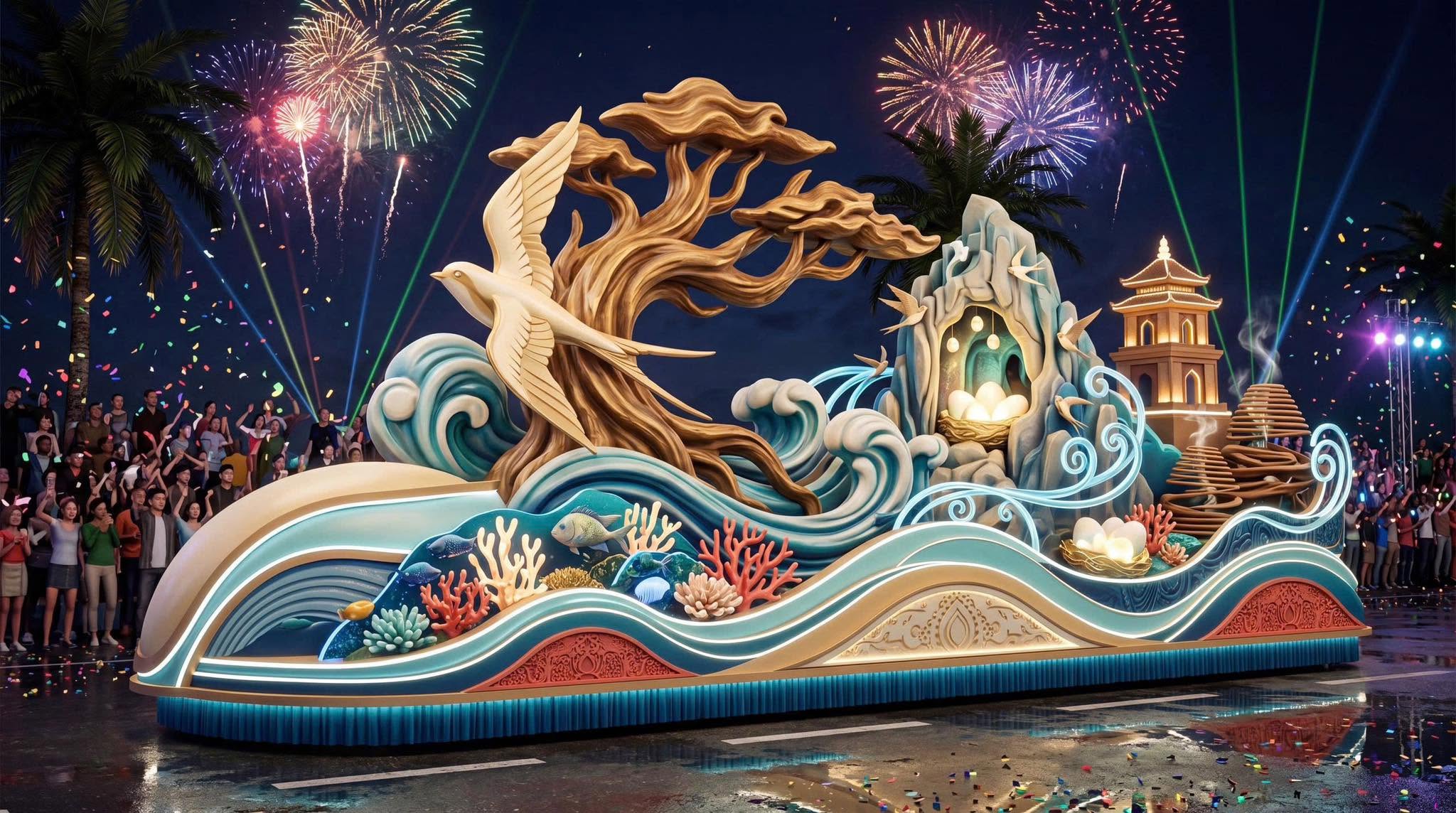 Lần Đầu Tiên Carnival Festival Biển Khánh Hòa 2026 Kết Hợp Diễu Hành Đường Phố & Concert Quy Mô Lớn