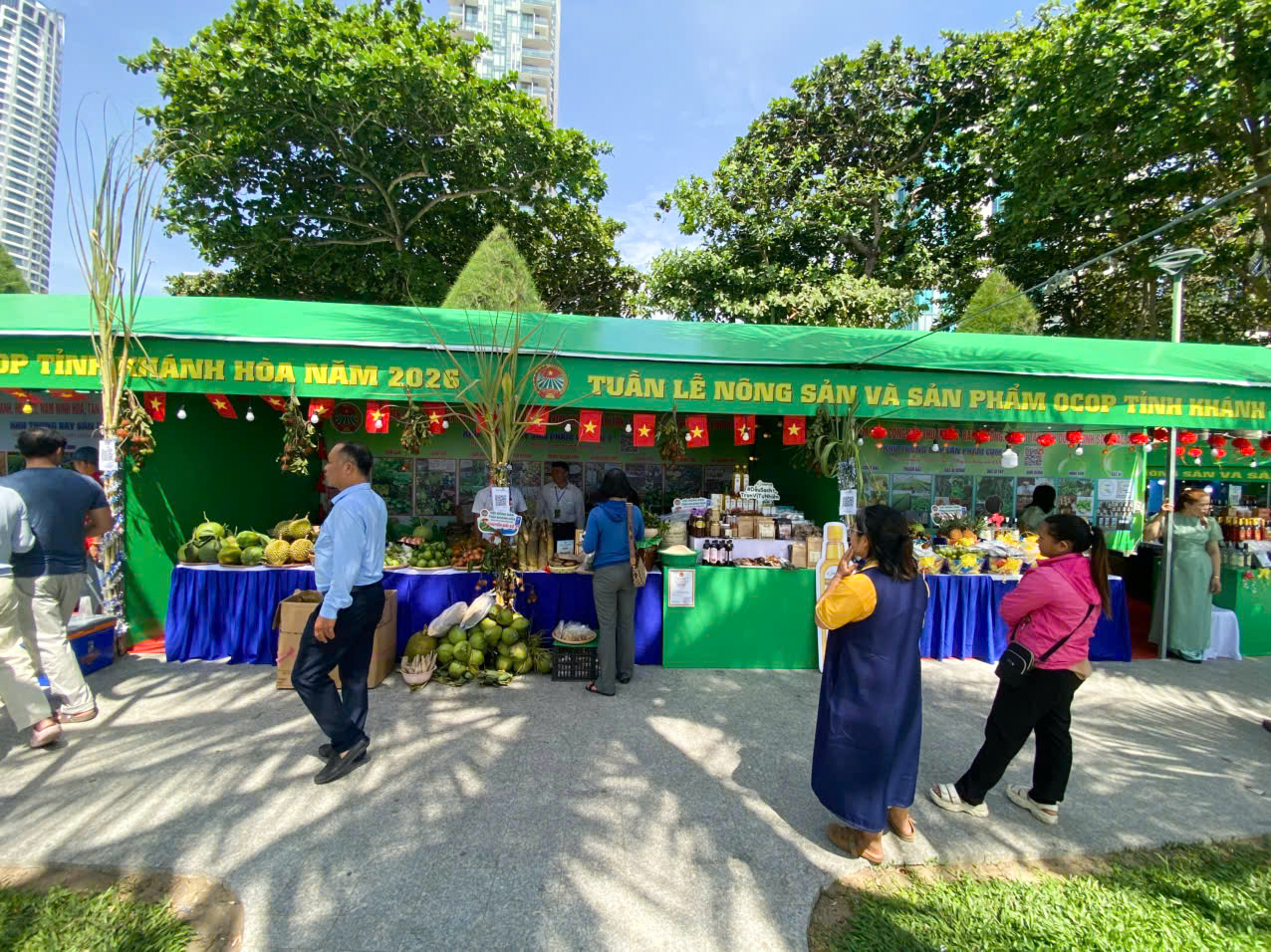 Tuần lễ Nông sản OCOP Khánh Hòa 2026 tại Festival Biển