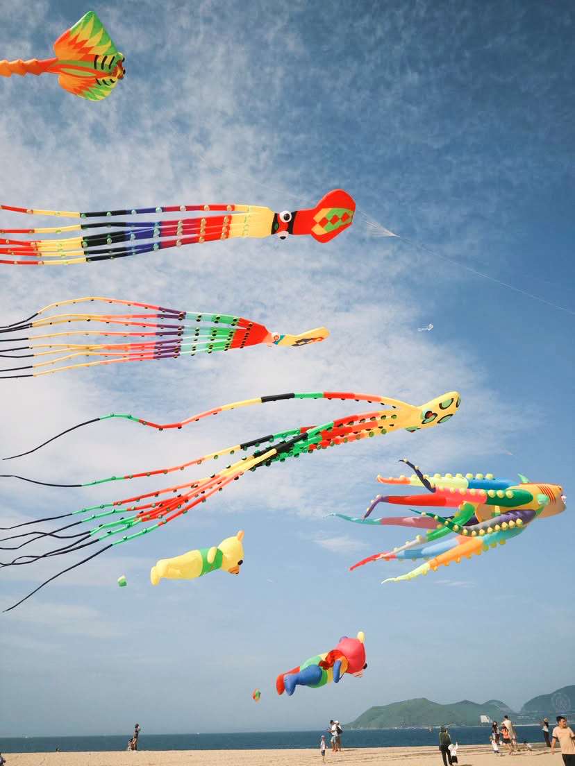 Review Lễ hội Diều khổng lồ Nha Trang 2026 Rực rỡ bầu trời Festival Biển