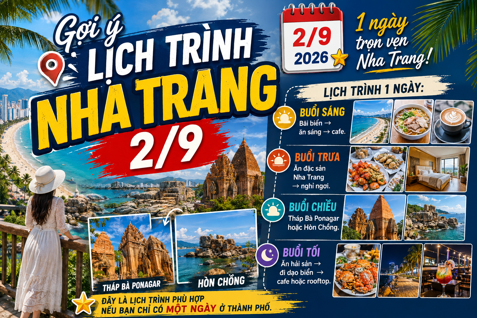 Du Lịch Nha Trang 2/9/2026 Đi Đâu, Ăn Gì, Chơi Gì?