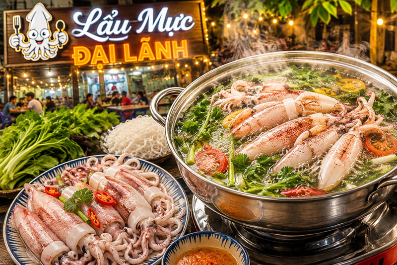 Quán Lẩu Mực Đại Lãnh, Tố Hữu Nha Trang Đặt Bàn FNBMaps Nhận Ưu Đãi