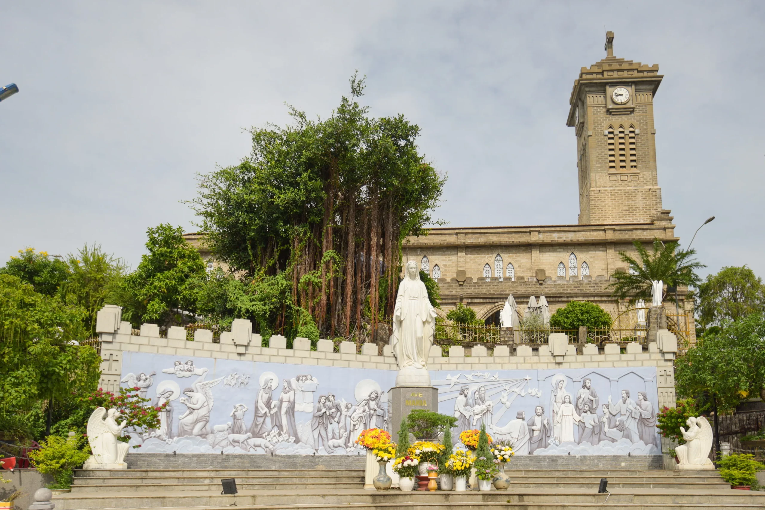 Nhà thờ Núi Nha Trang Qua Góc Nhìn Flycam
