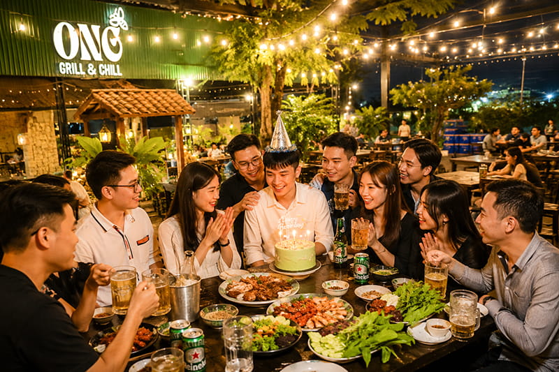 Quán Nhậu Ong Grill & Chill Nha Trang