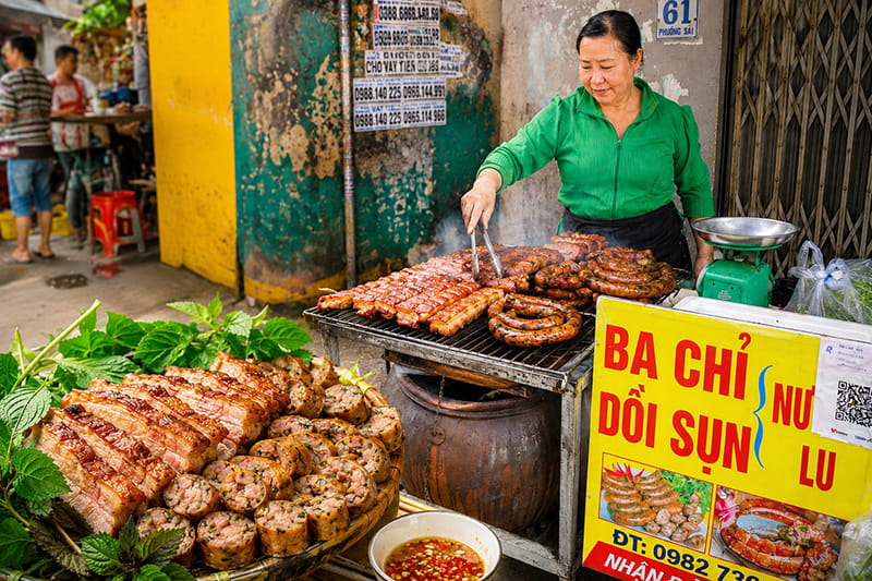 Quán Nướng Lu Ba Chỉ, Dồi Sụn Nha Trang, Mua Mang Đi, Hấp Dẫn