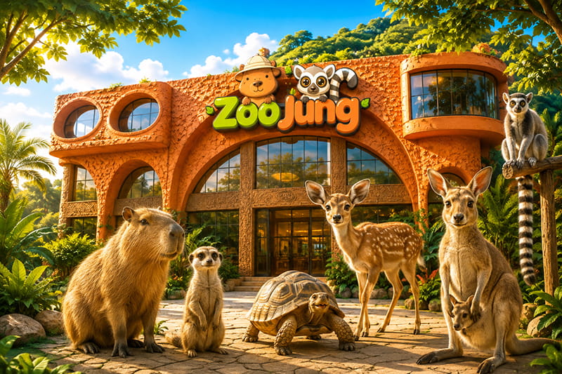 ZooJung Nha Trang Rừng Trong Phố - Thú Thân Thiện
