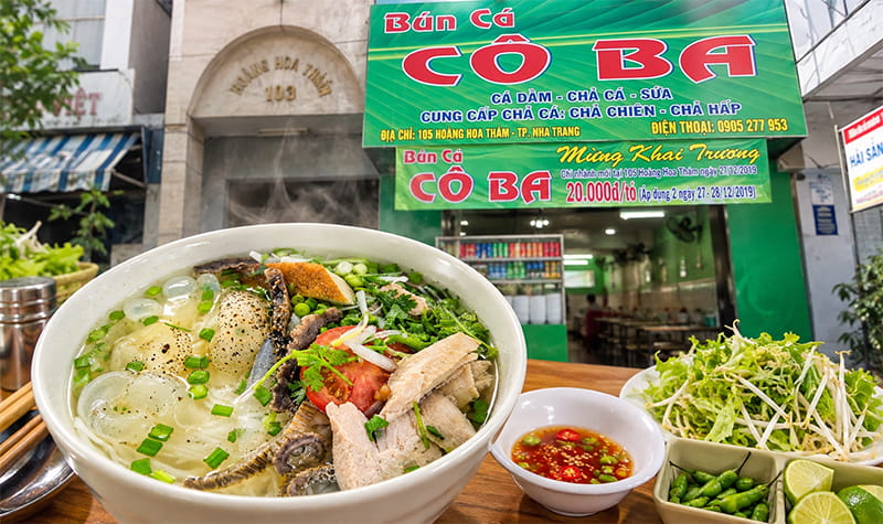 Bún Cá Cô Ba Nha Trang, Quán Bún Sứa Chuẩn Vị Đặc Sản Local