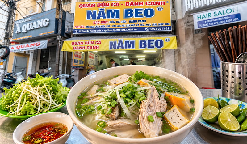 Bún Cá Năm Beo Nha Trang, Bún Sứa Gần Chợ Đầm Đúng Vị Local