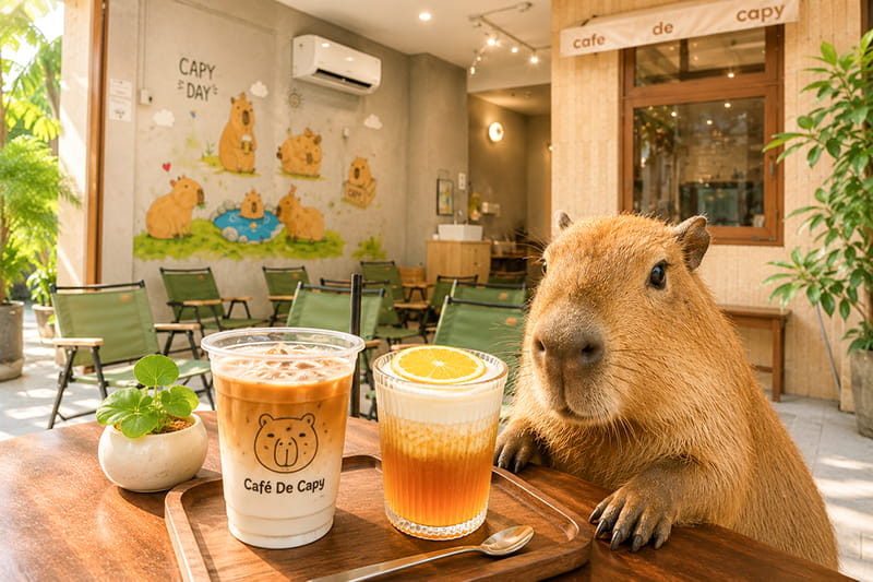 Cafe De Capy Nha Trang, Quán Cafe Máy Lạnh View Phố, Đặt Bàn Ngay