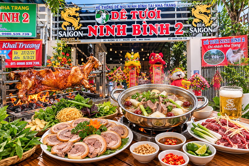 Quán Lẩu Dê Tươi Ninh Bình 2 Nam Nha Trang, Bình Dân, Đặt Sinh Nhật