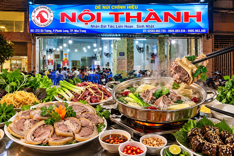 Quán Lẩu Dê Núi Nội Thành Nam Nha Trang, Bình Dân, Đặt Sinh Nhật