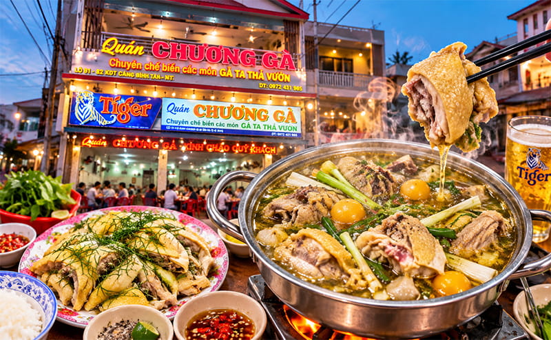 Quán Chương Gà Dã Tượng Nam Nha Trang, Lẩu Gà & Món Gà Bình Dân