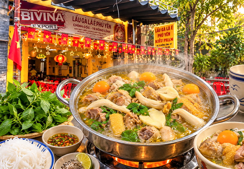 Lẩu Gà Lá É Phú Yên Hồng Lĩnh Nha Trang, Bình Dân, Nổi Tiếng