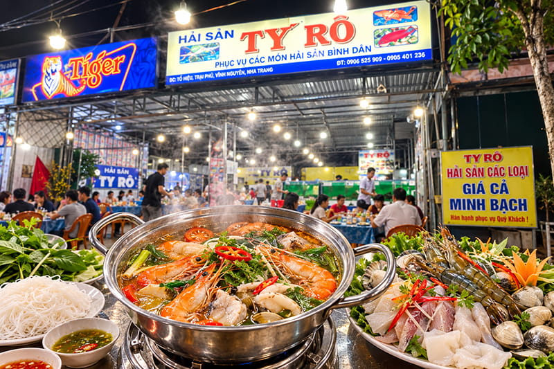 Quán Lẩu, Hải Sản Ty Rô Nha Trang, Giá Bình Dân, Đặt Bàn Ưu Đãi