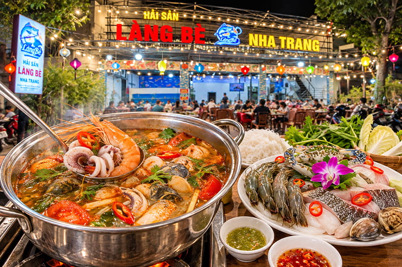 Quán Lẩu, Hải Sản Làng Bè Hòn Rớ Nha Trang, Đặt Bàn Nhận Ưu Đãi