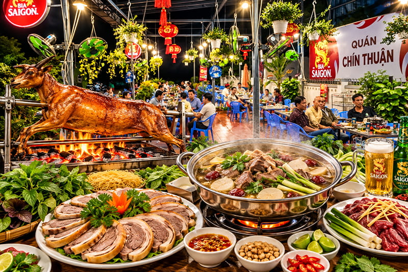 Quán Dê Chín Thuận Cầu Dứa Tây Nha Trang, Bình Dân, Đặt Sản Dê Ngon