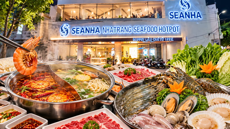 SeaNha Lẩu Hải Sản Nha Trang, Buffet Lẩu Đặt Bàn FNBMaps Ưu Đãi