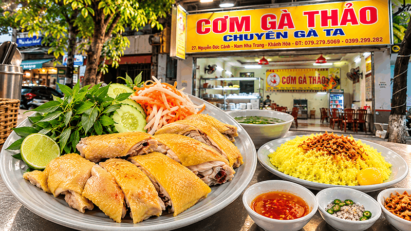 Cơm Gà Ta Thảo Nam Nha Trang, Quán Cơm Gà Luộc Siu Ngon, Có Ship