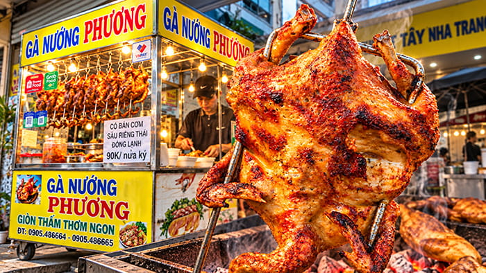 Gà Nướng Phương Cửu Long Nha Trang, Bình Dân, Đậm Vị, Mang Đi